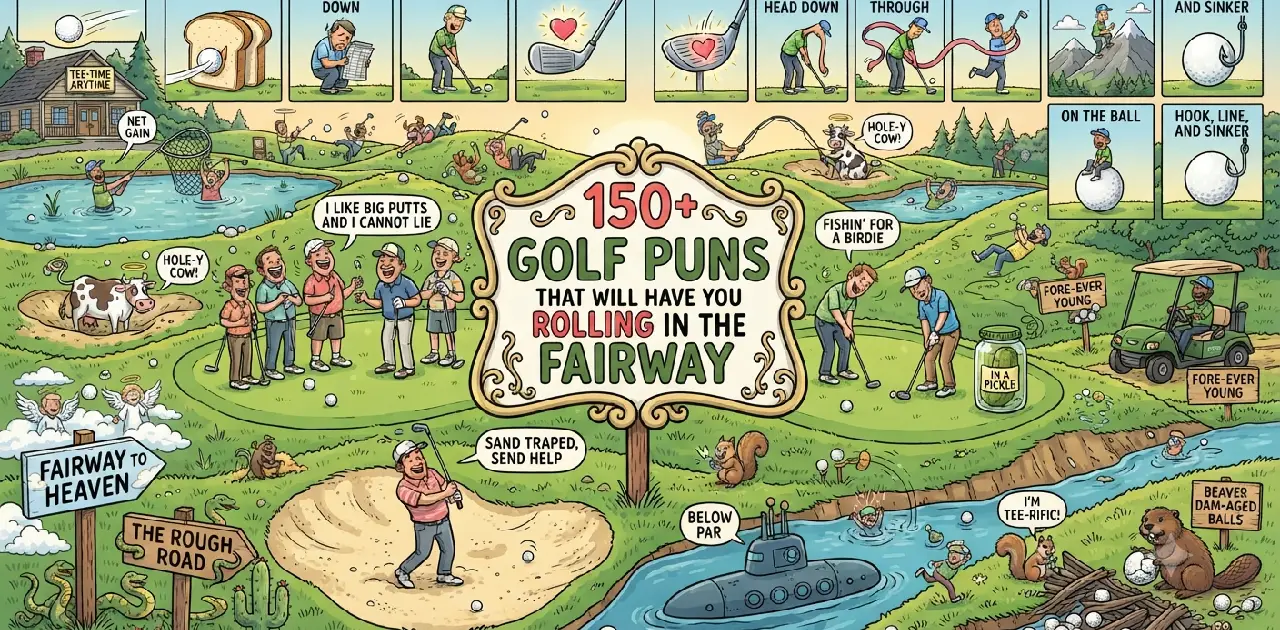 150+ Golf Puns That Will Have You Rolling in the Fairway