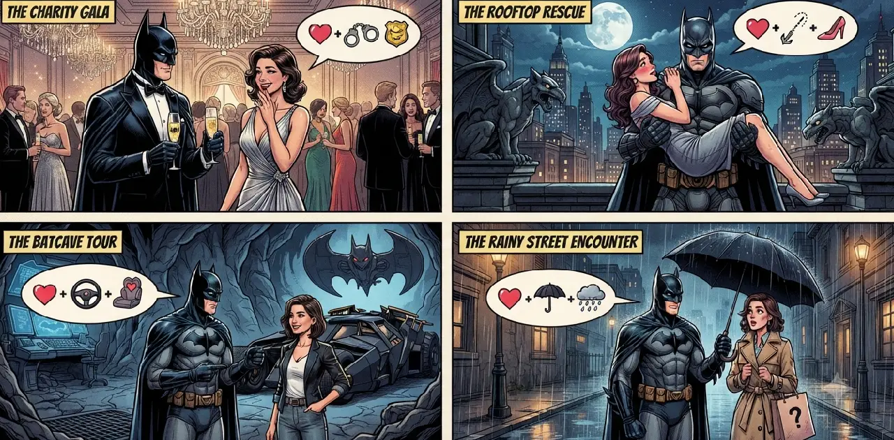 Batman Pick Up Lines for Specific Situations