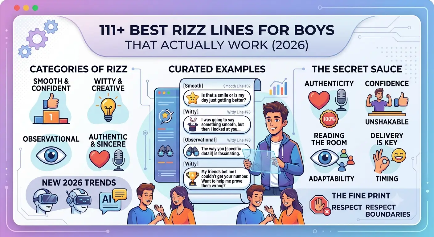 Funny Rizz Lines for Boys