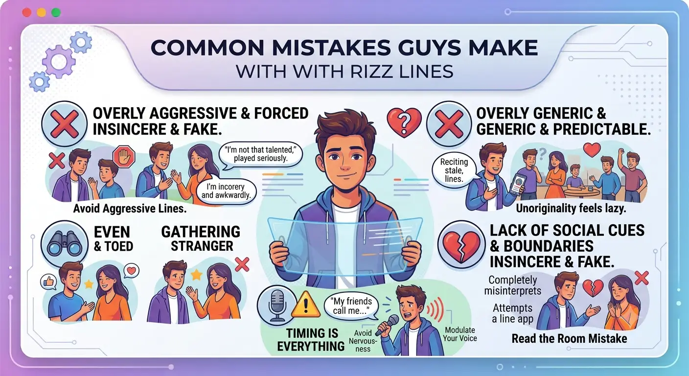Common Mistakes Guys Make With Rizz Lines