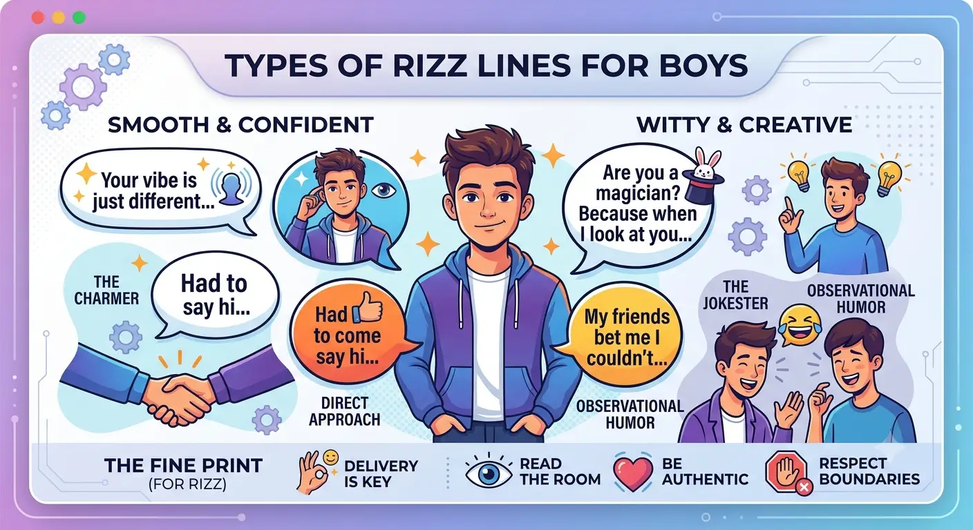 Types of Rizz Lines for Boys