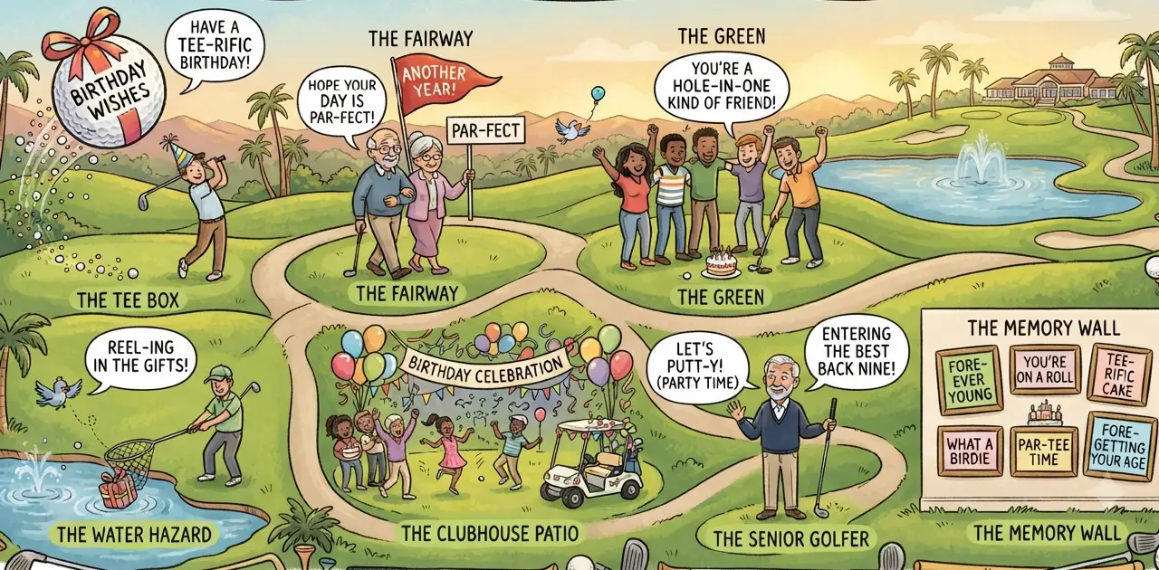 Golf Puns for Birthdays and Celebrations