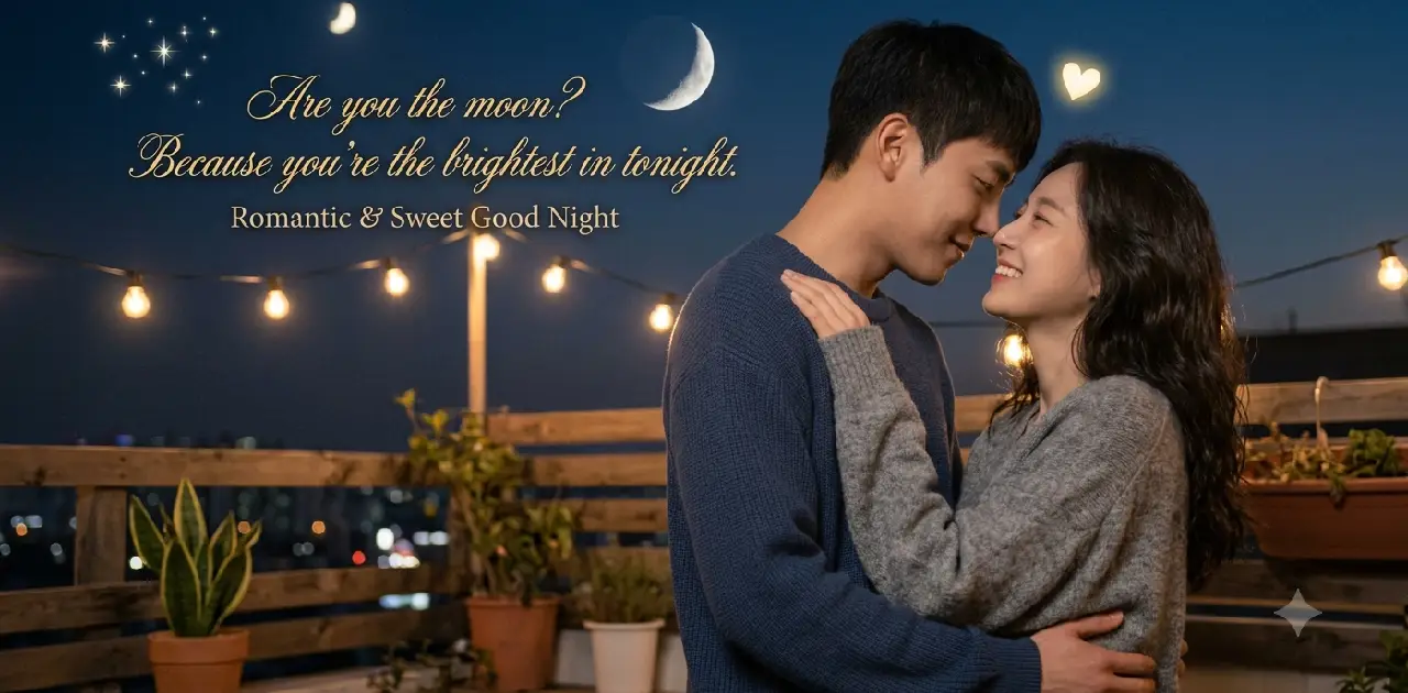Romantic and Sweet Good Night Pick Up Lines