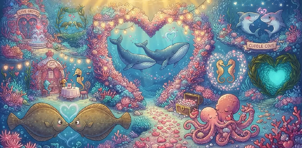 Romantic and Sweet Ocean Puns