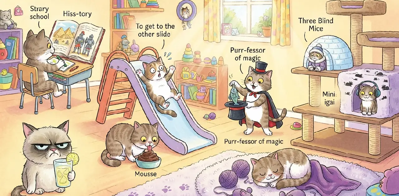 Short Cat Jokes for Kids