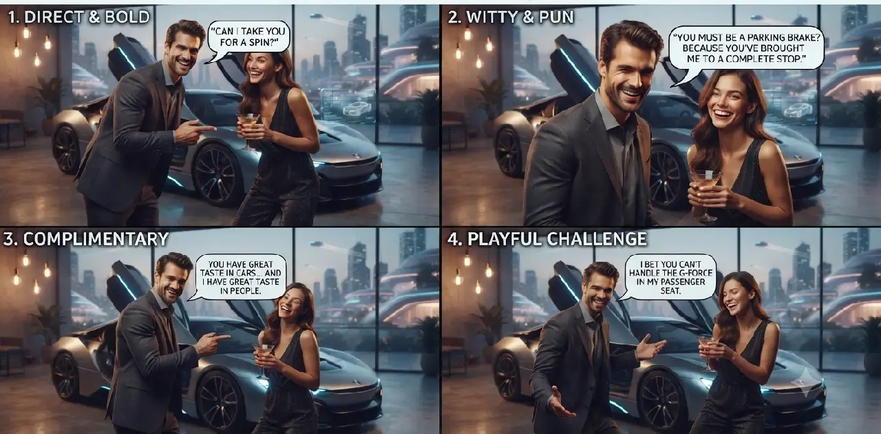 Types of Car Pick Up Lines: Quick Overview