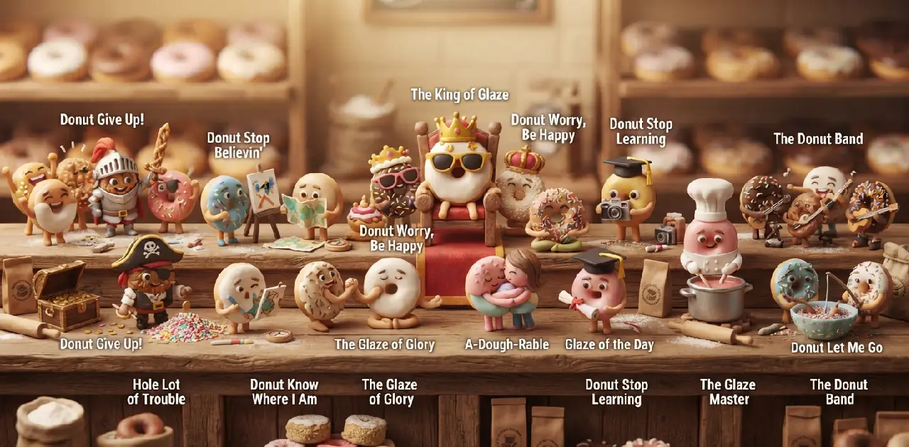 180+ Donut Puns That Are Totally A-Dough-Rable