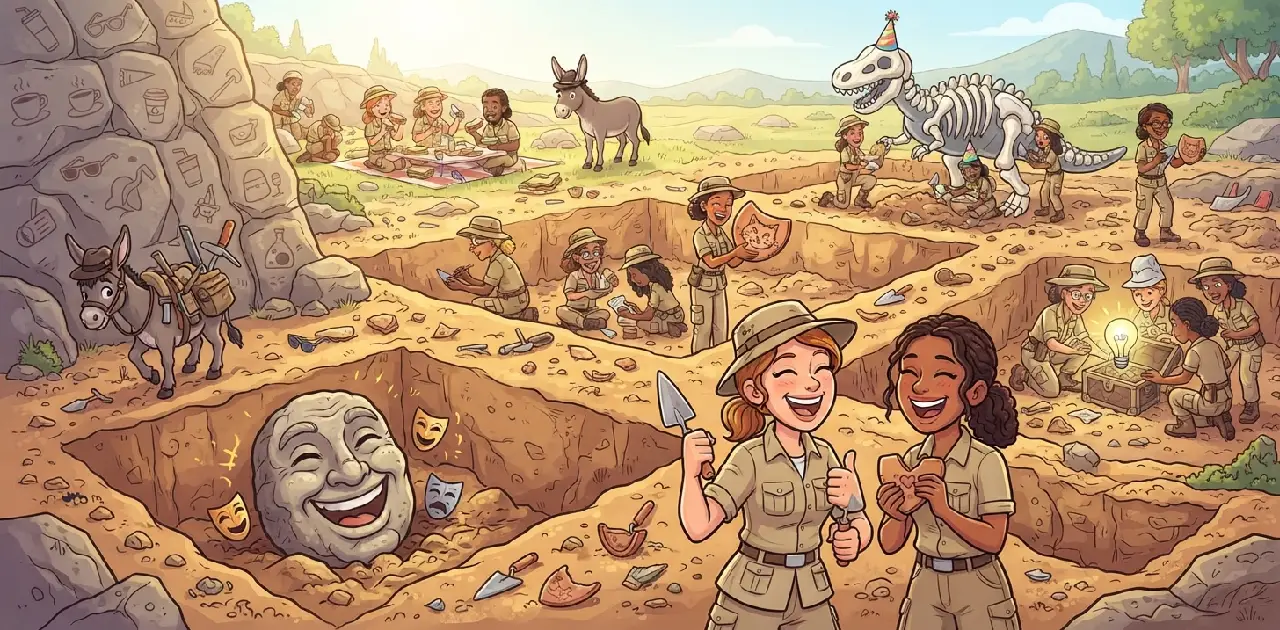Archaeology Puns for Instagram and Social Media Captions