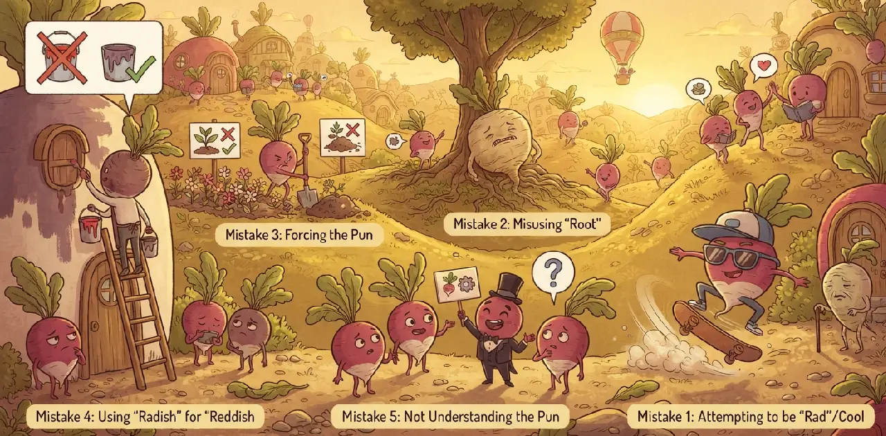 Common Mistakes to Avoid With Radish Puns  