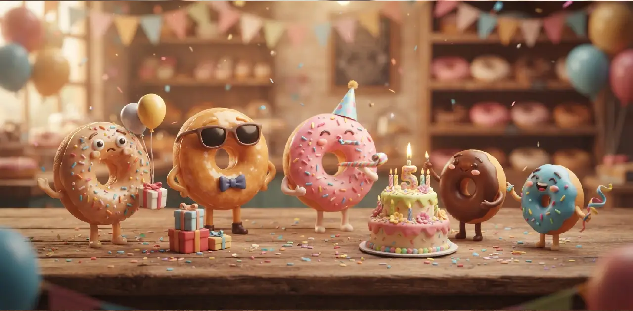Donut Puns for Birthdays and Celebrations