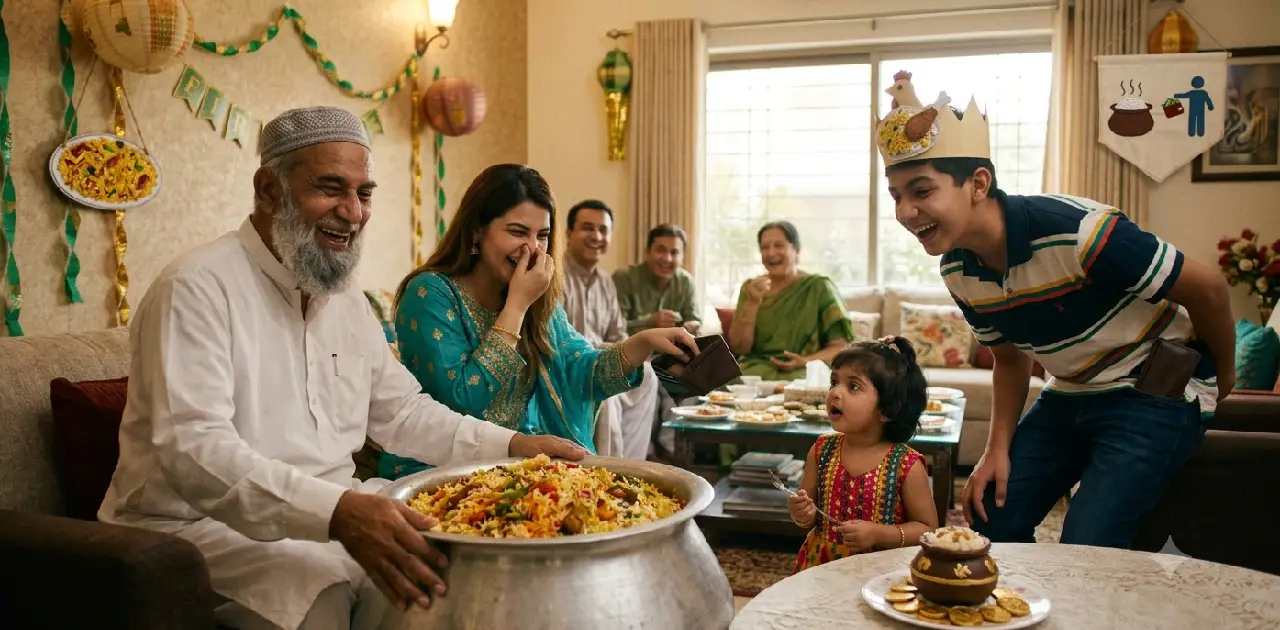 Food and Biryani-Themed Eid Jokes