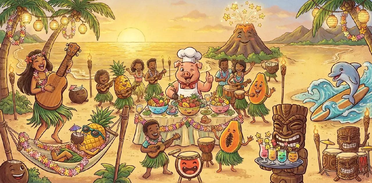 Funny Luau Jokes With a Setup and Punchline
