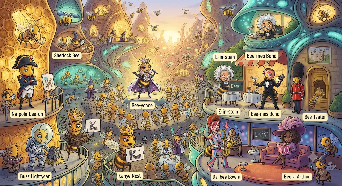 200+ Bee Name Puns That Are the Bee's Knees in 2026