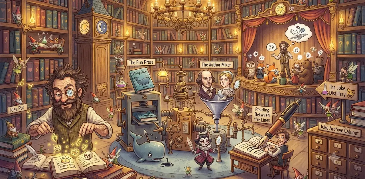 How to Write Your Own Book Jokes