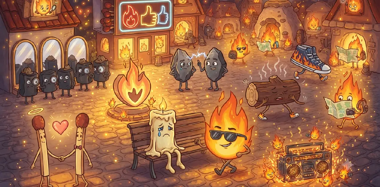 "Lit" & Slang Fire Puns