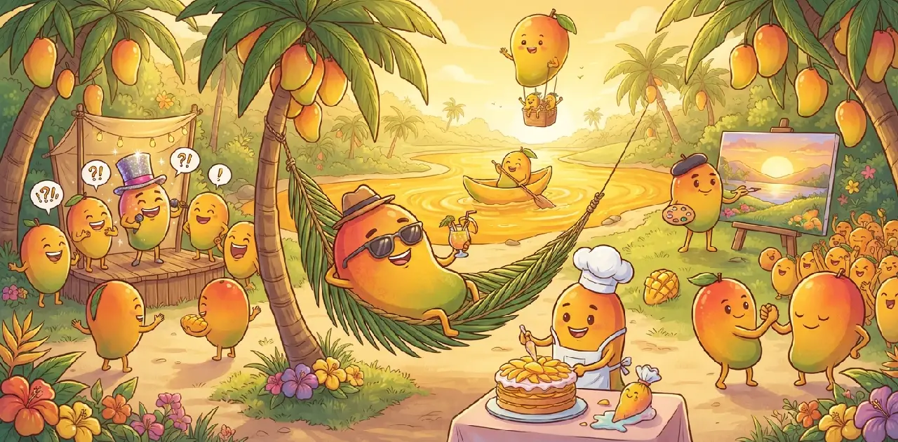 Mango Puns for Social Media Captions