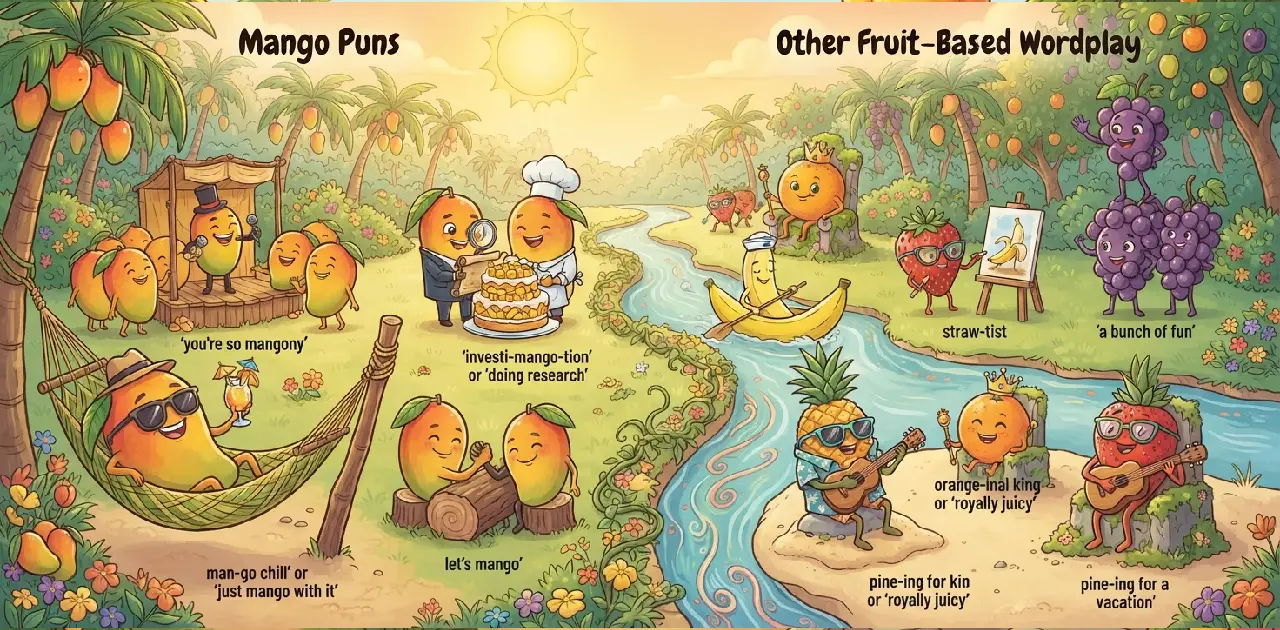 Mango Puns vs. Other Fruit-Based Wordplay