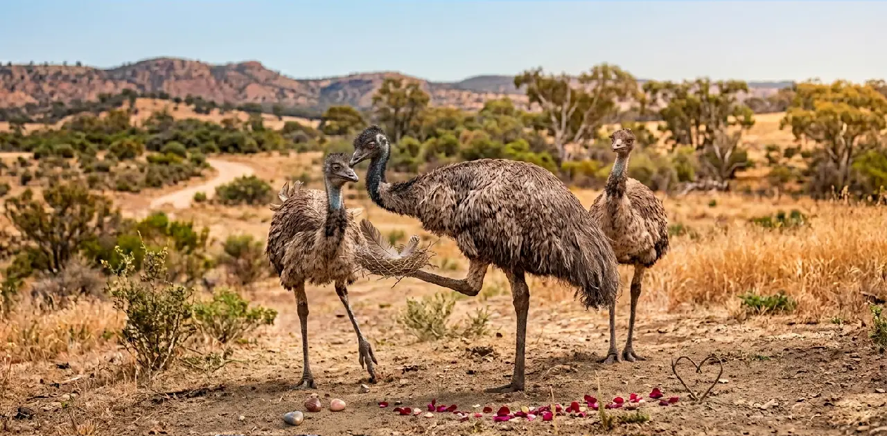 Romantic Emu Puns