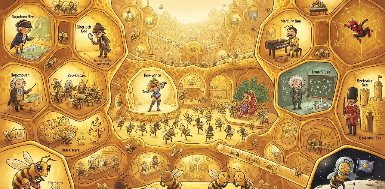   Unique and Creative Bee Name Puns