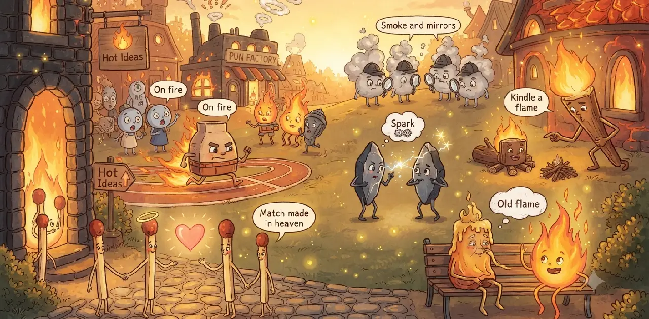 Why Fire Puns Work So Well 