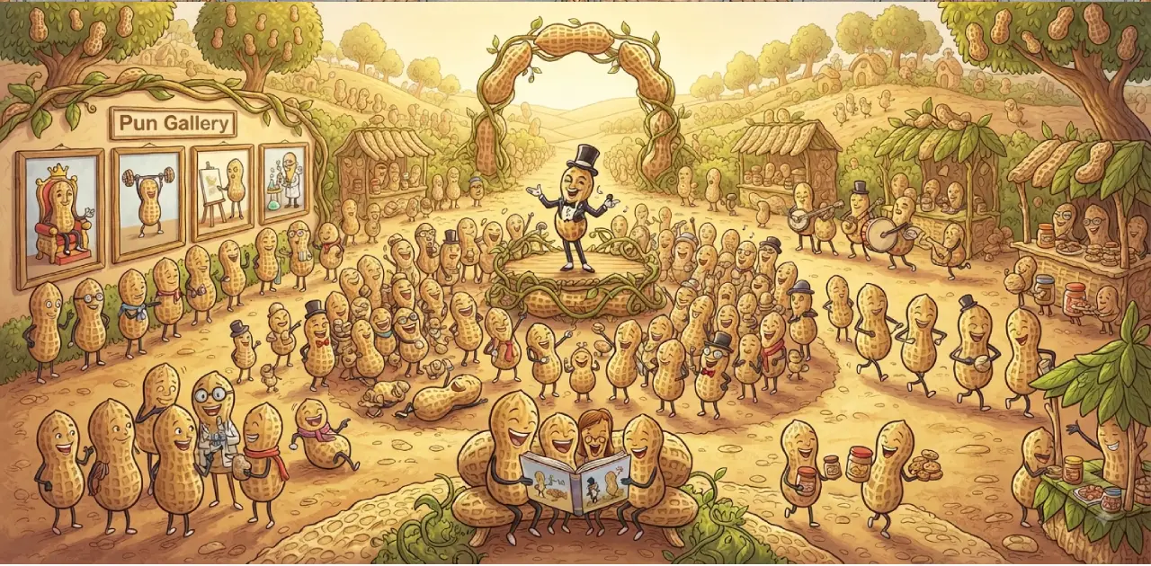 Why Peanut Puns Are So Popular.
