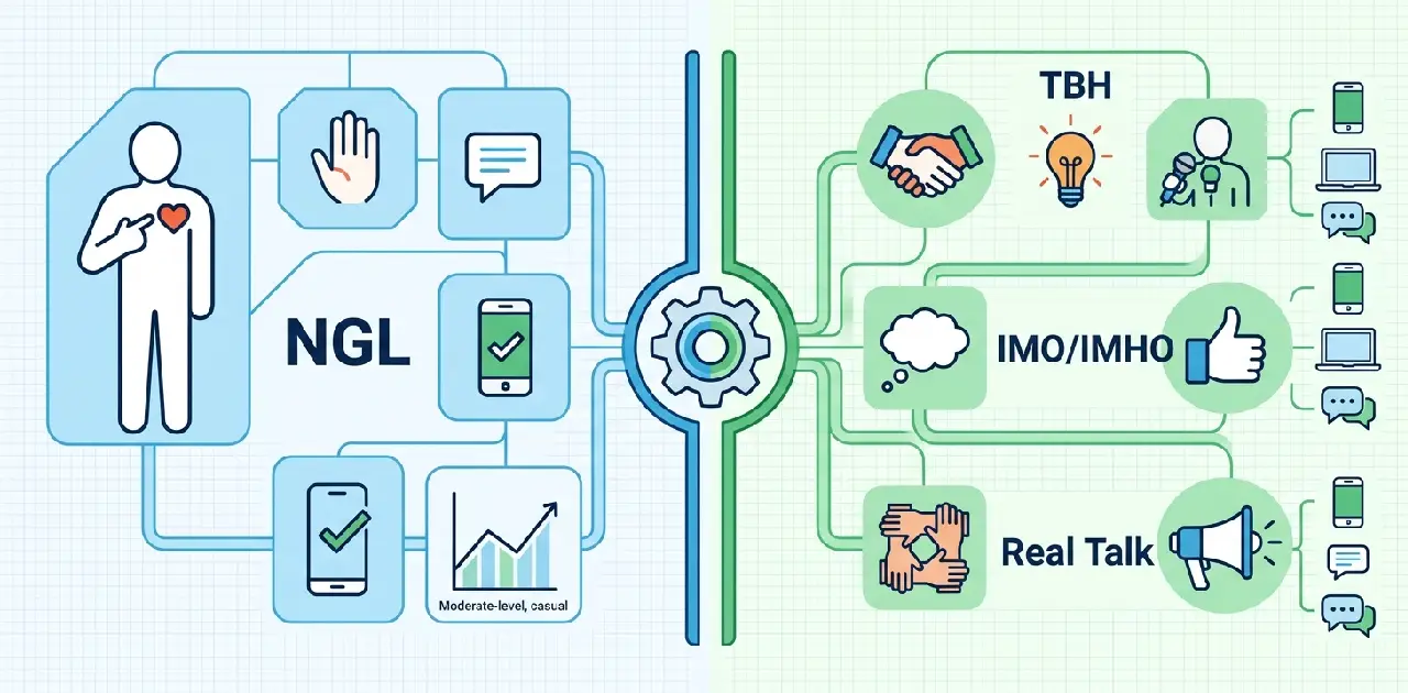 NGL vs. Similar Honesty-Signaling Slang