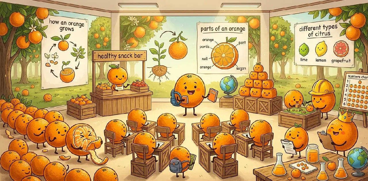 Orange Puns for Kids and Classrooms